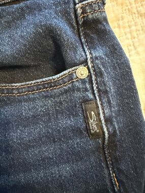 Silver Jeans Dark Blue Wide Leg Jeans